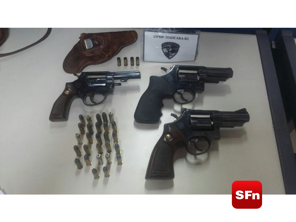 Polícia Civil prende idoso com armas e munições em Itaocara - SF Notícias